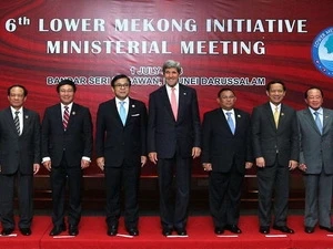 Delegation leaders to Lower Mekong Meetings (Photo: VNA)